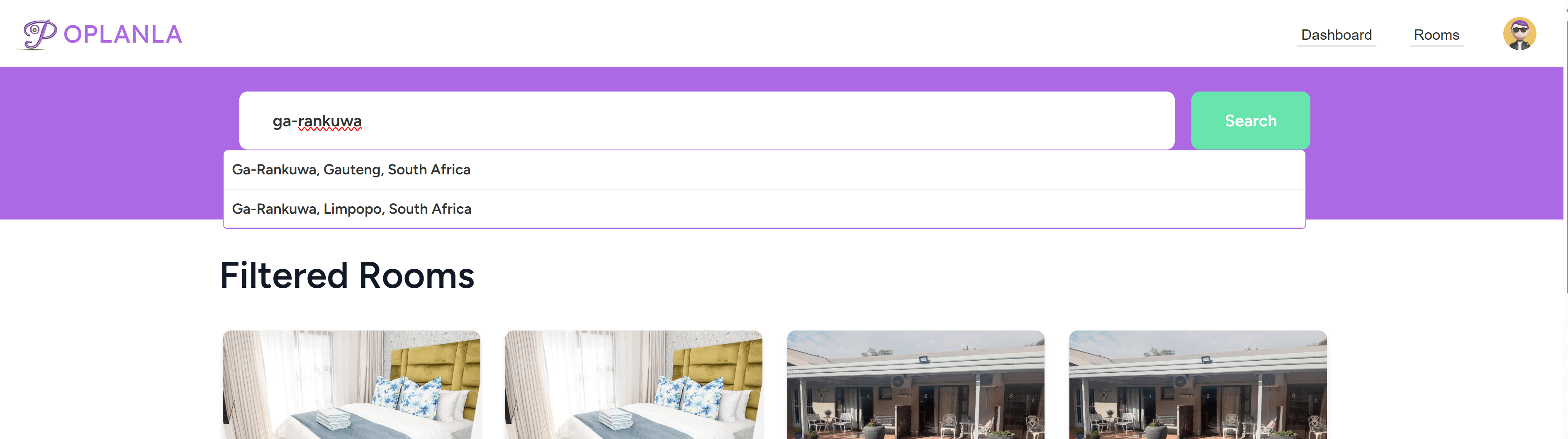 Search Bar Screenshot